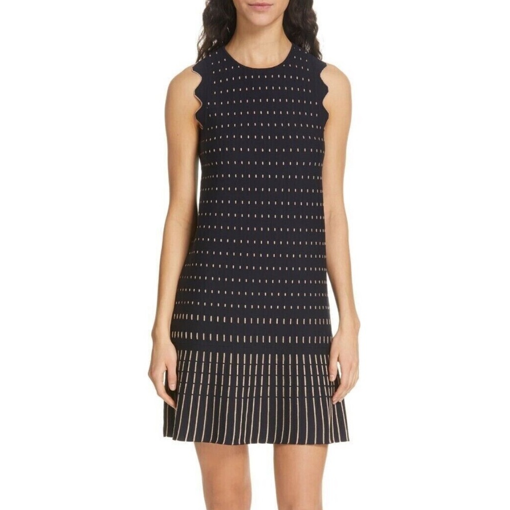 Ted Baker FLIPPY METALLIC JACQUARD DRESS